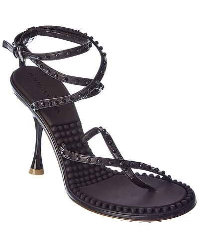 Bottega Veneta Studded Strappy Leather Sandal Women 3 Bottega Veneta Studded Strappy Leather Sandal Women