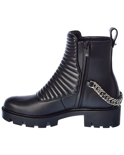 Christian Louboutin Maddic Max Leather Bootie Women 4 Christian Louboutin Maddic Max Leather Bootie Women - Image 2