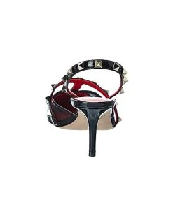 Valentino Rockstud Alcove 65 Patent & Mesh Slingback Pump Women -Valentino shop 1313087148 RLLD 3