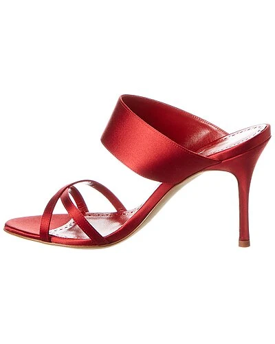 Manolo Blahnik Gueypla 90 Satin Sandal Women 4 Manolo Blahnik Gueypla 90 Satin Sandal Women - Image 2