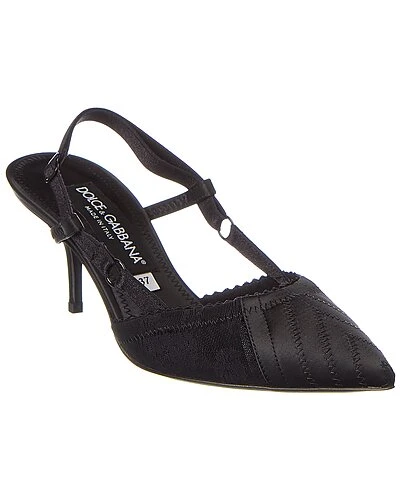 Dolce & Gabbana Corset Satin Slingback Pump Women 3 Dolce & Gabbana Corset Satin Slingback Pump Women
