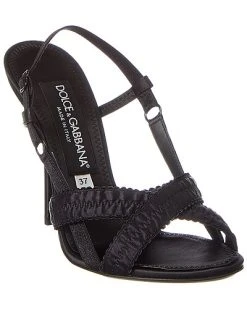 Dolce & Gabbana Satin Slingback Sandal Women
