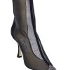 Jimmy Choo Naidoo 90 Mesh & Suede Bootie Women -Valentino shop 1313097830 RLLD 1
