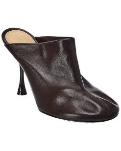 Bottega Veneta Dot Sock Leather Mule Women