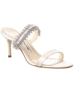 Manolo Blahnik Sako 70 Satin Sandal Women