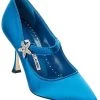 Manolo Blahnik Galaxi 90 Satin Pump Women -Valentino shop 1313120766 RLLD 1