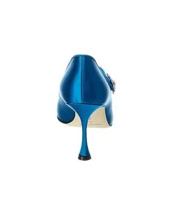 Manolo Blahnik Galaxi 90 Satin Pump Women 9 Manolo Blahnik Galaxi 90 Satin Pump Women -Valentino shop 1313120766 RLLD 3