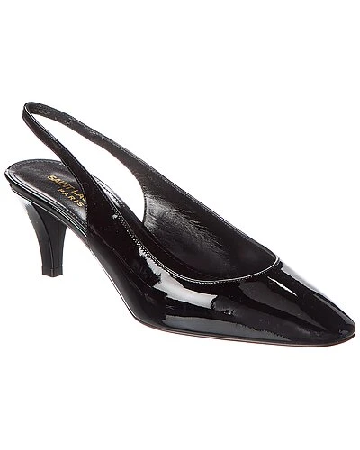 Saint Laurent Carol 60 Patent Slingback Pump Women 3 Saint Laurent Carol 60 Patent Slingback Pump Women