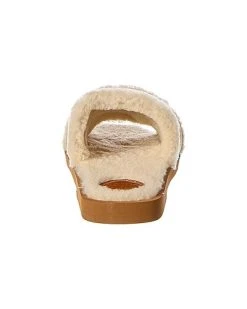 Chloé Woody Canvas & Shearling Slide Women -Valentino shop 1313123828 RLLD 3