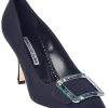 Manolo Blahnik Ysale 90 Silk Pump Women -Valentino shop 1313127381 RLLD 1
