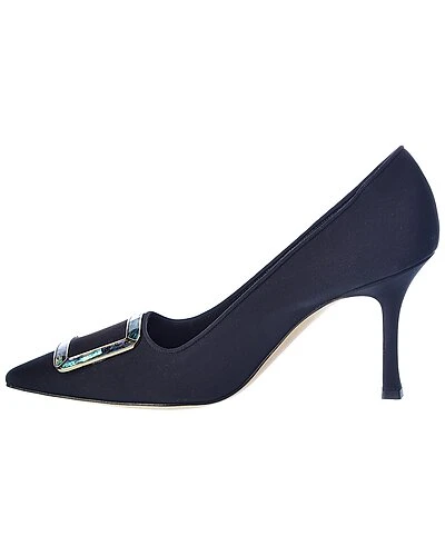 Manolo Blahnik Ysale 90 Silk Pump Women 4 Manolo Blahnik Ysale 90 Silk Pump Women - Image 2