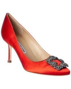 Manolo Blahnik Hangisi 70 Satin Pump Women