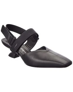 Salvatore Ferragamo Leather Slingback Pump Women