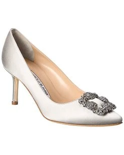 Manolo Blahnik Hangisi 70 Satin Pump Women