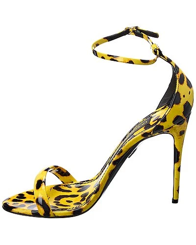 Dolce & Gabbana Printed Patent Sandal Women 4 Dolce & Gabbana Printed Patent Sandal Women - Image 2