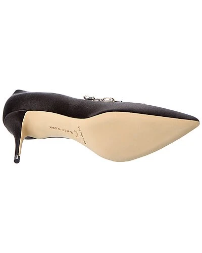 Manolo Blahnik Nadira 70 Satin Pump Women 6 Manolo Blahnik Nadira 70 Satin Pump Women - Image 4