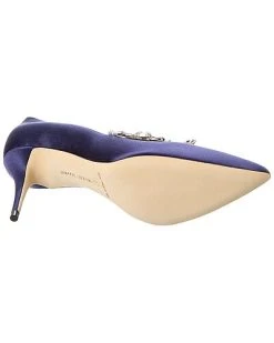 Manolo Blahnik Nadira 70 Satin Pump Women 10 Manolo Blahnik Nadira 70 Satin Pump Women -Valentino shop 1313146060 RLLD 4