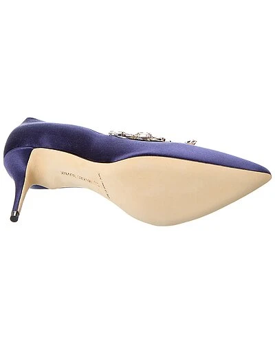 Manolo Blahnik Nadira 70 Satin Pump Women 6 Manolo Blahnik Nadira 70 Satin Pump Women - Image 4