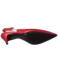 Saint Laurent Charlotte 55 Leather Slingback Pump Women 10 Saint Laurent Charlotte 55 Leather Slingback Pump Women -Valentino shop 1313148026 RLLD 4