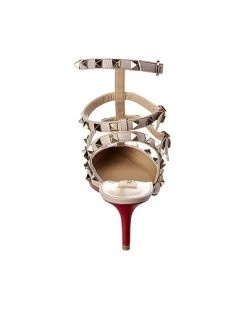 Valentino Rockstud Caged 65 Leather Ankle Strap Pump Women -Valentino shop 1313148532 RLLD 3