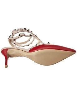 Valentino Rockstud Caged 65 Leather Ankle Strap Pump Women -Valentino shop 1313148532 RLLD 4