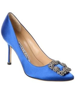 Manolo Blahnik Hangisi 90 Satin Pump Women