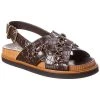Tod's Crossover Croc-Embossed Leather Sandal Women -Valentino shop 1313159457 RLLD 1