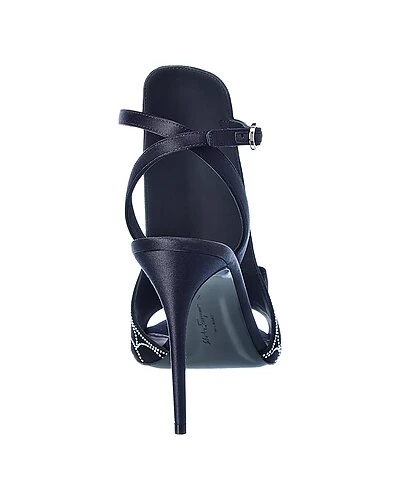 Salvatore Ferragamo Lascari Satin & Suede Sandal Women 5 Salvatore Ferragamo Lascari Satin & Suede Sandal Women - Image 3