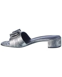 Salvatore Ferragamo Zefir Suede Sandal Women -Valentino shop 1313159673 RLLD 2