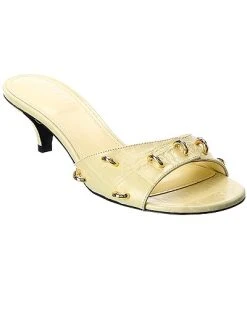 Givenchy Show Croc-Embossed Leather Sandal Women