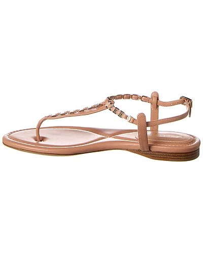 Salvatore Ferragamo Tahiti Leather Sandal Women 4 Salvatore Ferragamo Tahiti Leather Sandal Women - Image 2