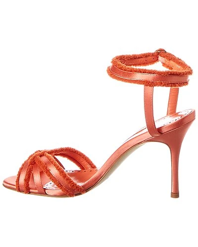 Manolo Blahnik Uya 90 Satin Sandal Women 4 Manolo Blahnik Uya 90 Satin Sandal Women - Image 2