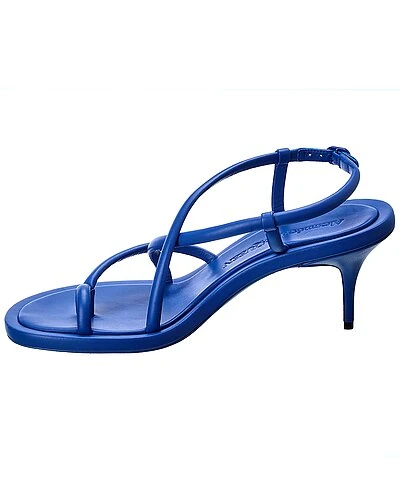 Alexander McQueen Strappy Leather Sandal Women 4 Alexander McQueen Strappy Leather Sandal Women - Image 2