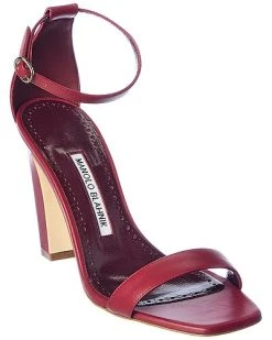Manolo Blahnik Ressata 105 Leather Sandal Women