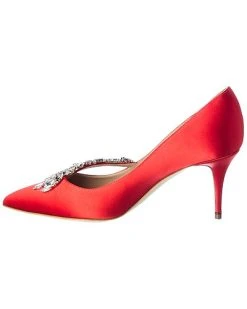 Manolo Blahnik Nadira 70 Satin Pump Women -Valentino shop 1313174455 RLLD 2