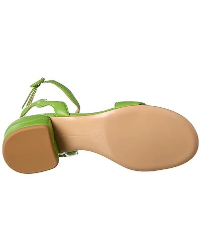 Gianvito Rossi Scallop Leather Sandal Women 6 Gianvito Rossi Scallop Leather Sandal Women - Image 4