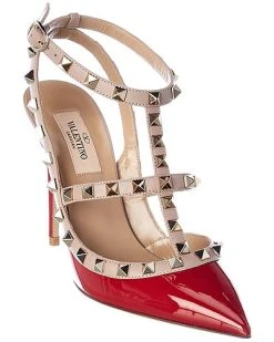 Valentino Rockstud Caged 100 Patent Pump Women