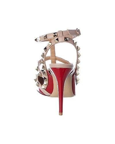 Valentino Rockstud Caged 100 Patent Pump Women 5 Valentino Rockstud Caged 100 Patent Pump Women - Image 3