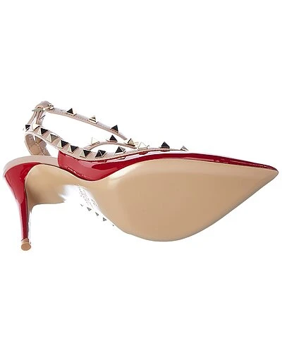Valentino Rockstud Caged 100 Patent Pump Women 6 Valentino Rockstud Caged 100 Patent Pump Women - Image 4
