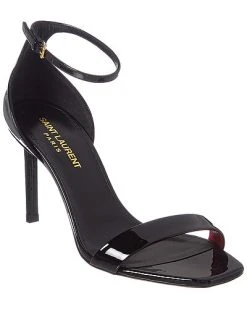 Saint Laurent Amber 85 Patent Sandal Women