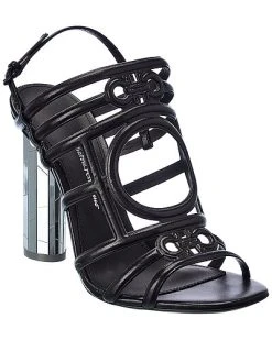 Salvatore Ferragamo Nza Leather Sandal Women