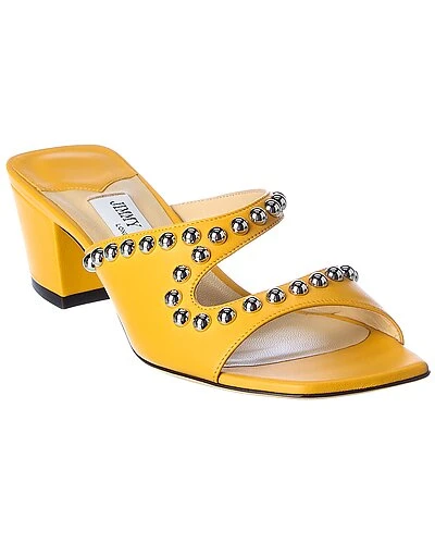 Jimmy Choo Acci 45 Leather Sandal Women 3 Jimmy Choo Acci 45 Leather Sandal Women