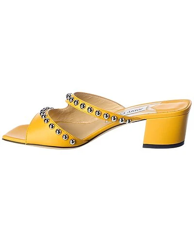 Jimmy Choo Acci 45 Leather Sandal Women 4 Jimmy Choo Acci 45 Leather Sandal Women - Image 2