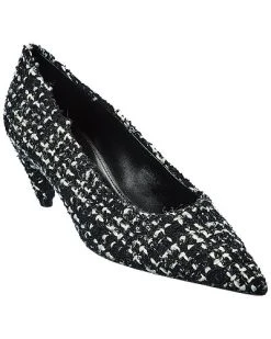 Saint Laurent Vivi 55 Tweed Pump Women