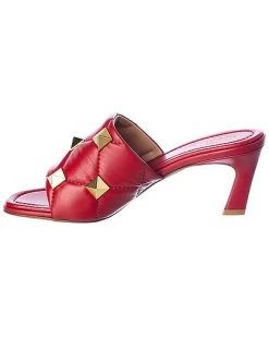 Valentino Roman Stud 65 Leather Sandal Women -Valentino shop 1313185447 RLLD 2