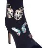 Valentino Butterfly 90 Knit & Suede Bootie Women -Valentino shop 1313193892 RLLD 1