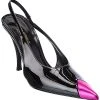 Saint Laurent Arian 90 Patent Slingback Pump Women -Valentino shop 1313196492 RLLD 1
