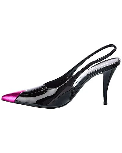 Saint Laurent Arian 90 Patent Slingback Pump Women 4 Saint Laurent Arian 90 Patent Slingback Pump Women - Image 2
