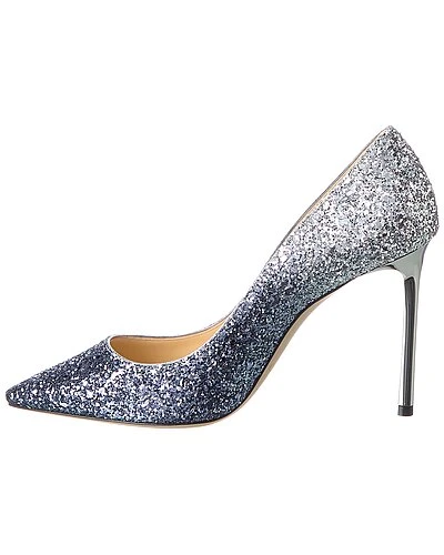 Jimmy Choo Romy 100 Glitter Pump Women 4 Jimmy Choo Romy 100 Glitter Pump Women - Image 2