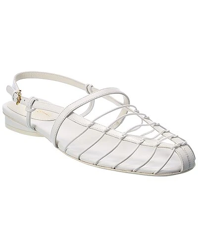 Salvatore Ferragamo Hay Leather Sandal Women 3 Salvatore Ferragamo Hay Leather Sandal Women
